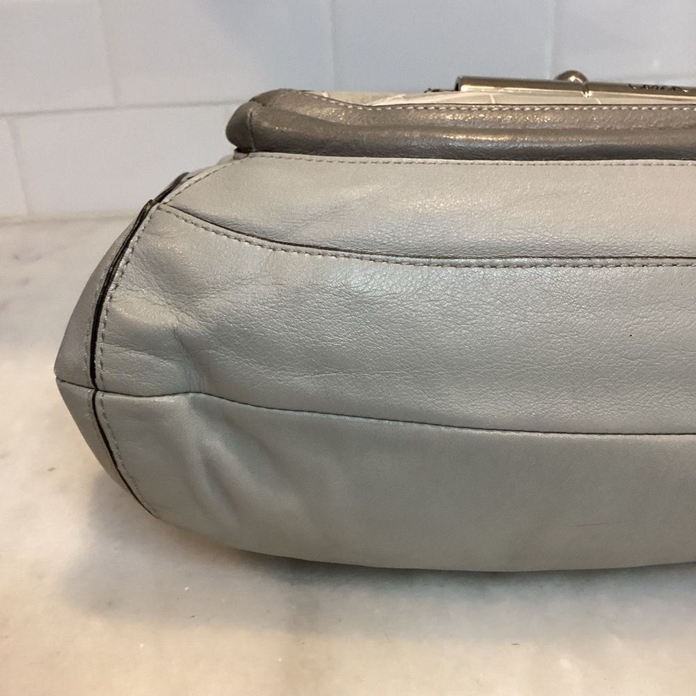 Coach Purse Handbag Leather Kristin Spectator Elevated Alligator Satchel Tote - Picture 9 of 14